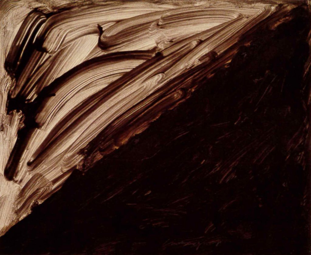 林壽宇_紙上作品_油彩,紙_1957(非畫廊) Richard LIN _work on paper _Oil on Paper _52.2x63.7cm_1957