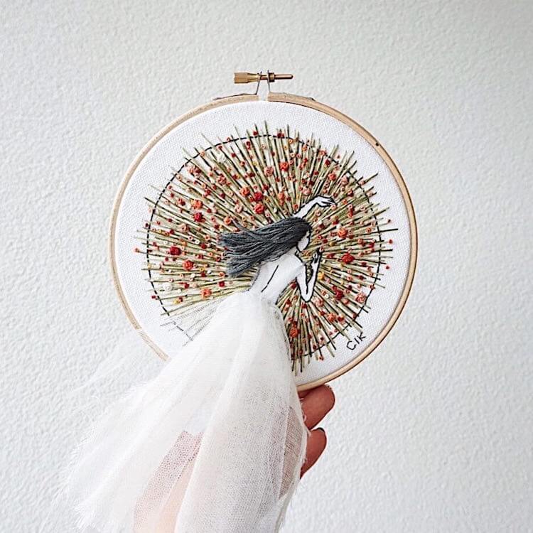 法式刺繡