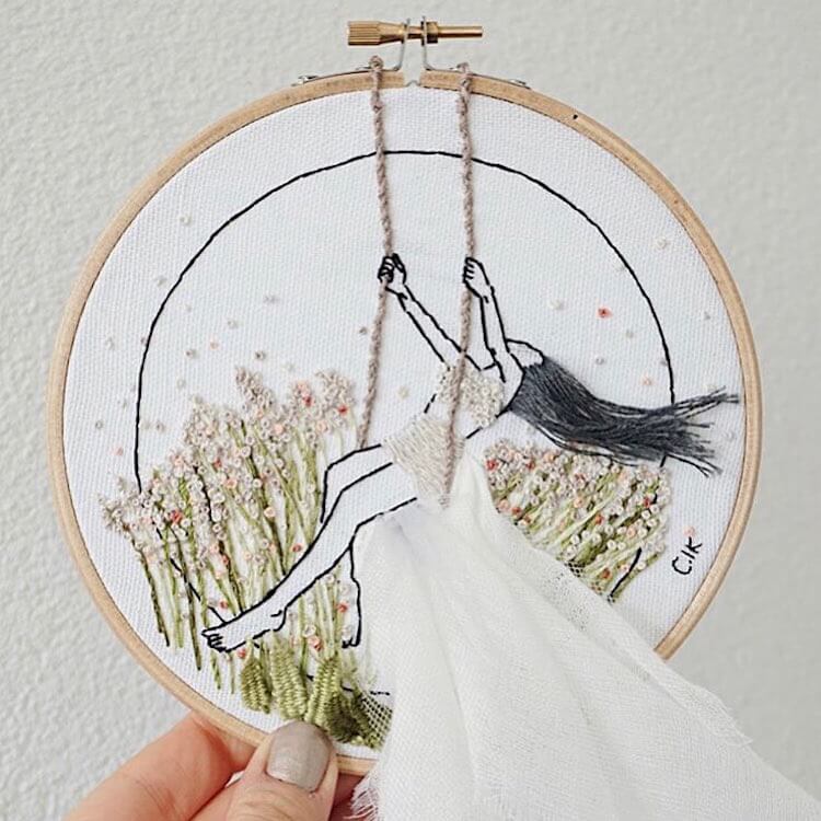 法式刺繡