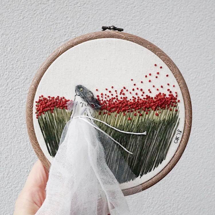 法式刺繡
