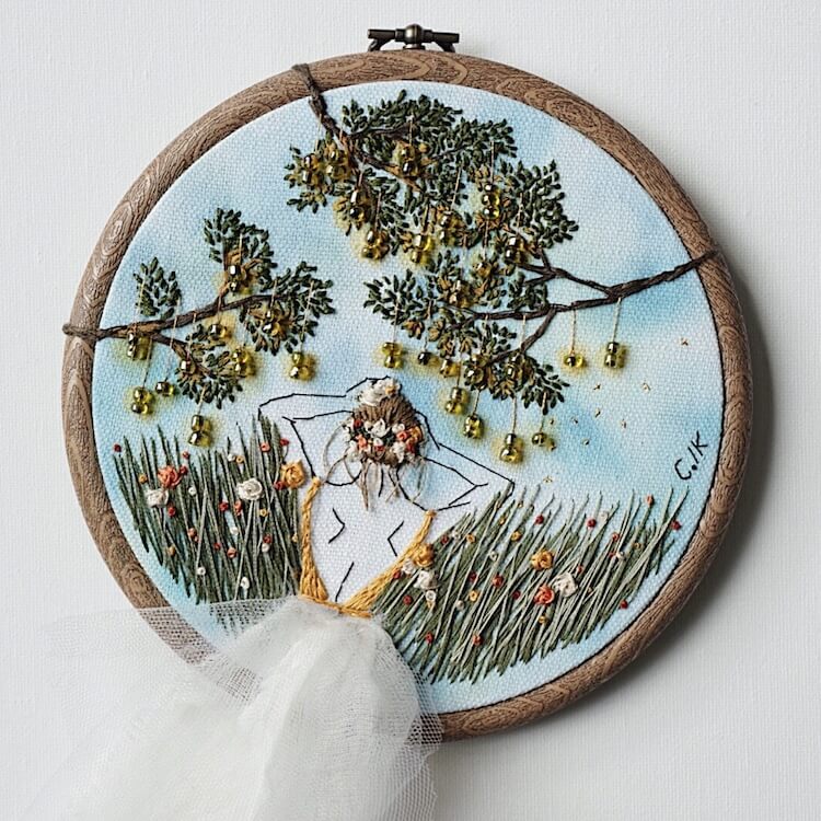 法式刺繡