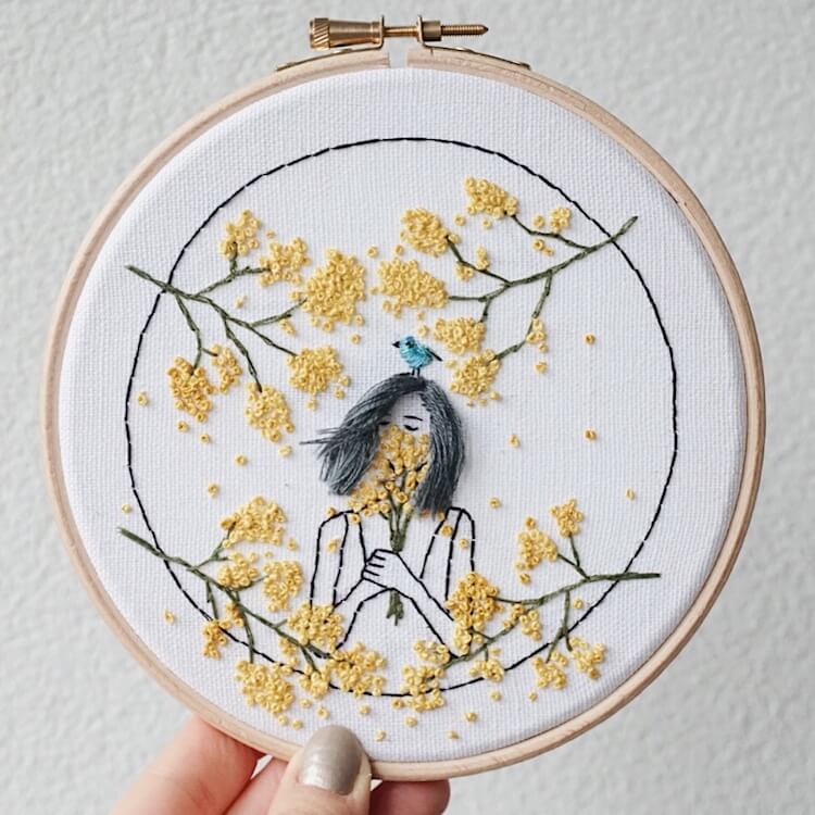 法式刺繡