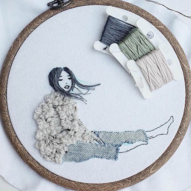 法式刺繡