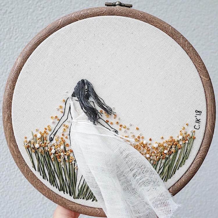 法式刺繡