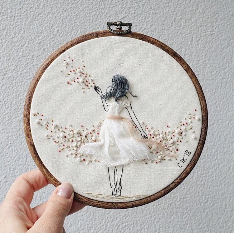 法式刺繡