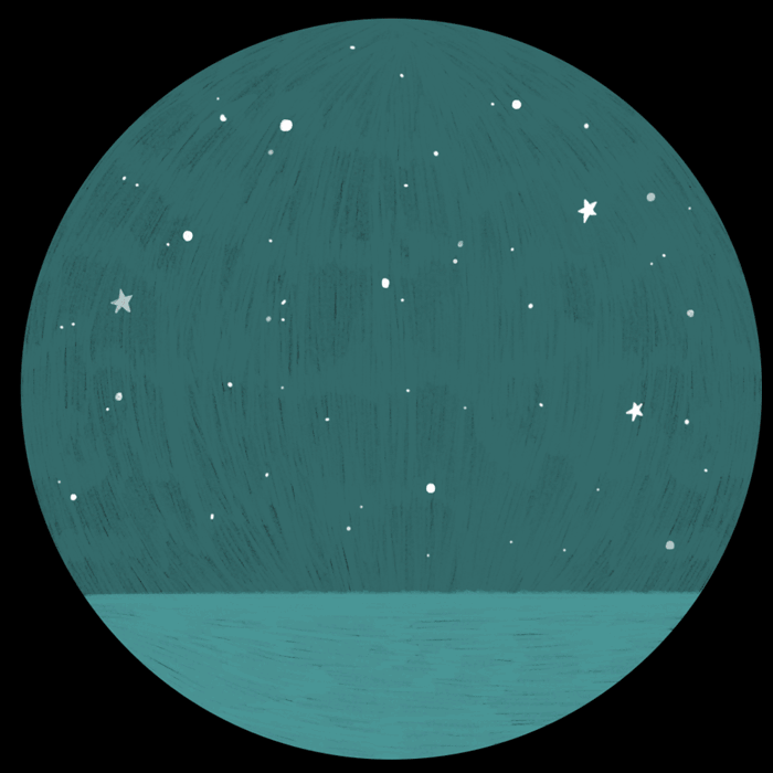 印尼少女療癒插畫