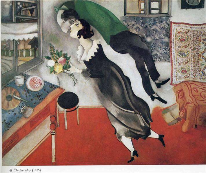 Marc Chagall,夏卡爾,藝術,愛情,神祕學觀藝術,城市美學新態度