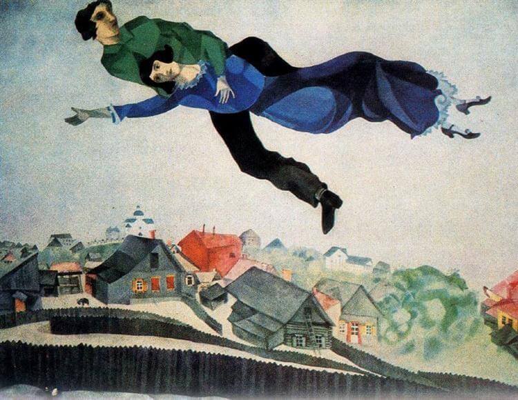 Marc Chagall,夏卡爾,藝術,愛情,神祕學觀藝術,城市美學新態度