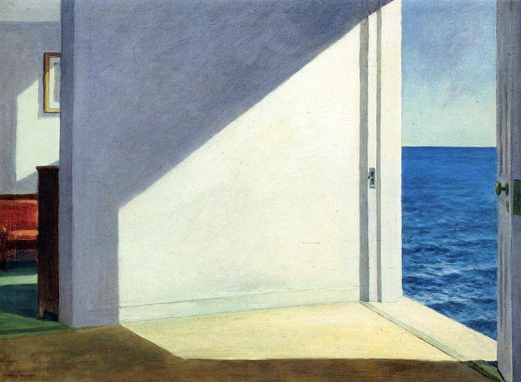 Edward Hopper,愛德華·霍普,神祕學觀藝術,星座,巨蟹座,城市美學新態度