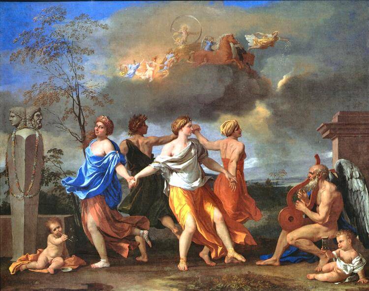 普桑,Nicolas Poussin,塞尚,藝術,行為藝術,神祕學觀藝術,星座,雙子,獅子,水瓶,哲學畫家,神學,城市美學新態度
