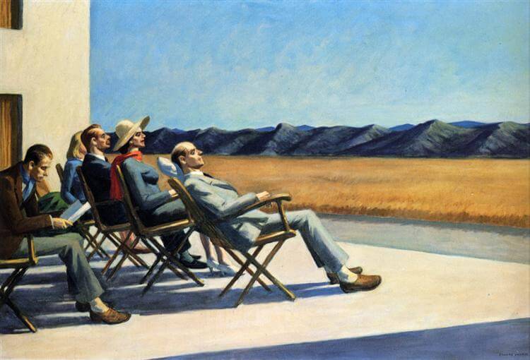 Edward Hopper,愛德華·霍普,神祕學觀藝術,星座,巨蟹座,城市美學新態度