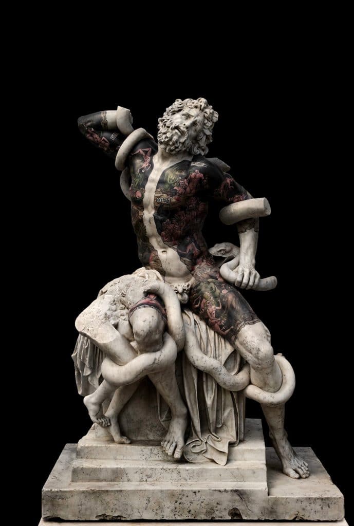 古典雕像,維納斯, Fabio Viale,刺青,高美館,藝術,城市美學新態度