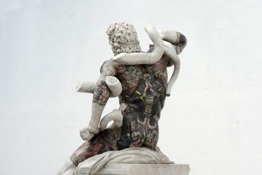 古典雕像,維納斯, Fabio Viale,刺青,高美館,藝術,城市美學新態度