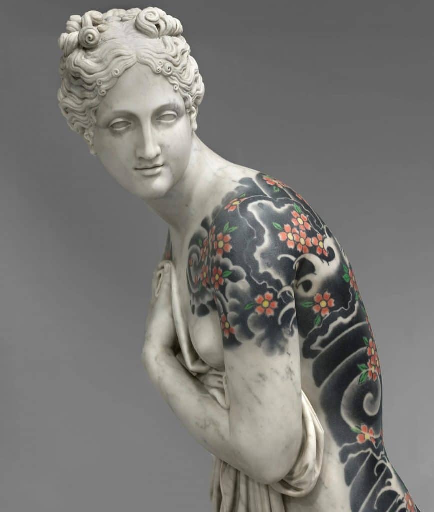 古典雕像,維納斯, Fabio Viale,刺青,高美館,藝術,城市美學新態度