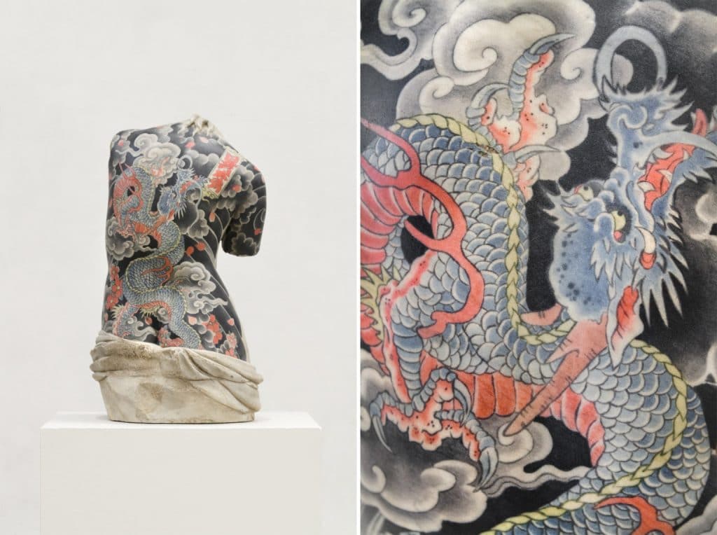 古典雕像,維納斯, Fabio Viale,刺青,高美館,藝術,城市美學新態度
