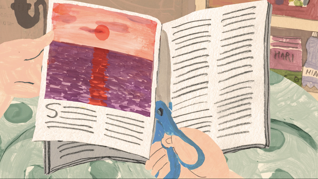 拉脫維亞設計師, Anete Melece,動畫短片,The Kiosk,Olga