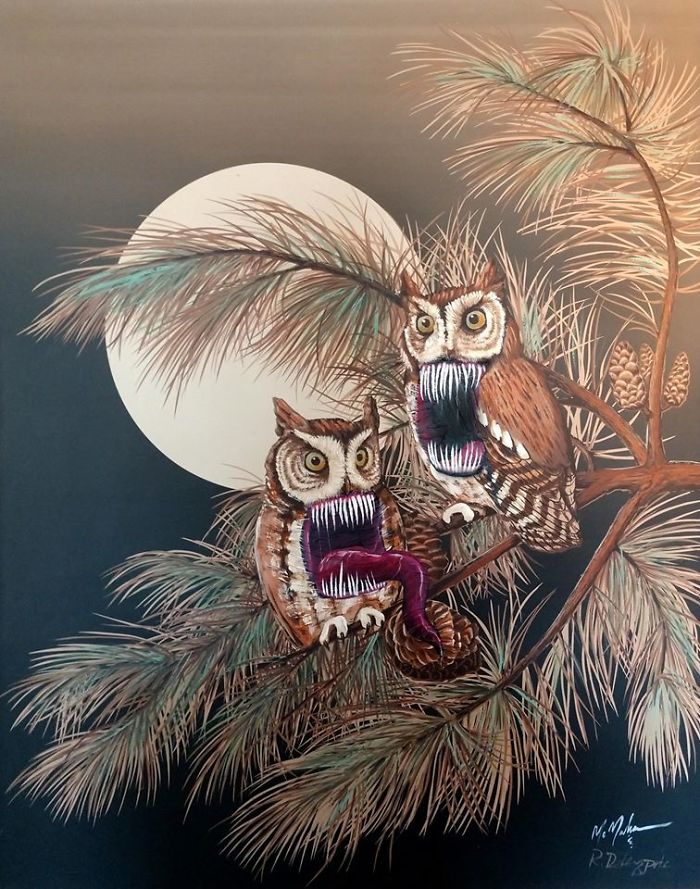 Chris McMahon 怪獸 舊畫新創