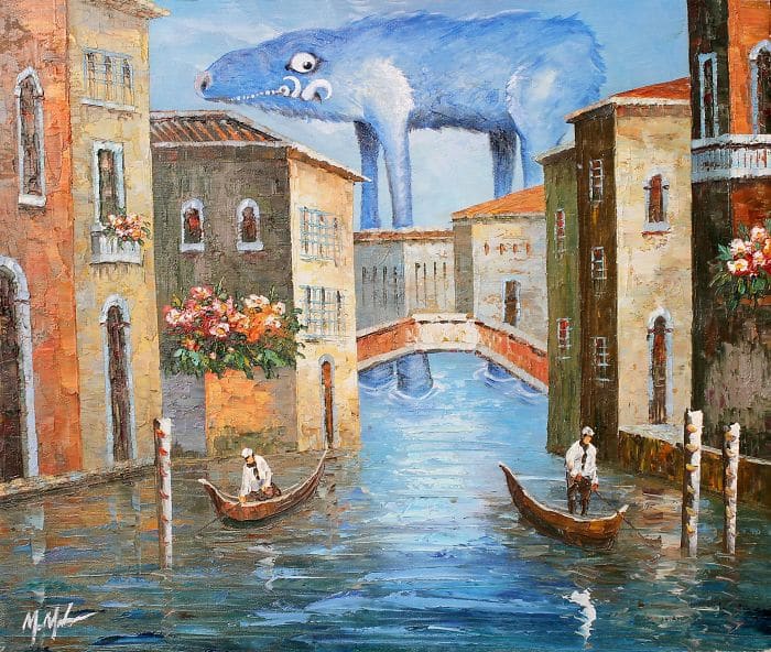 Chris McMahon 怪獸 舊畫新創