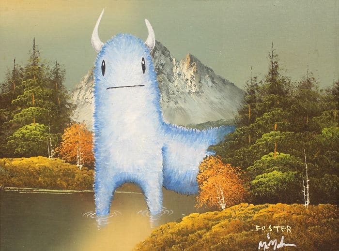 Chris McMahon 怪獸 舊畫新創