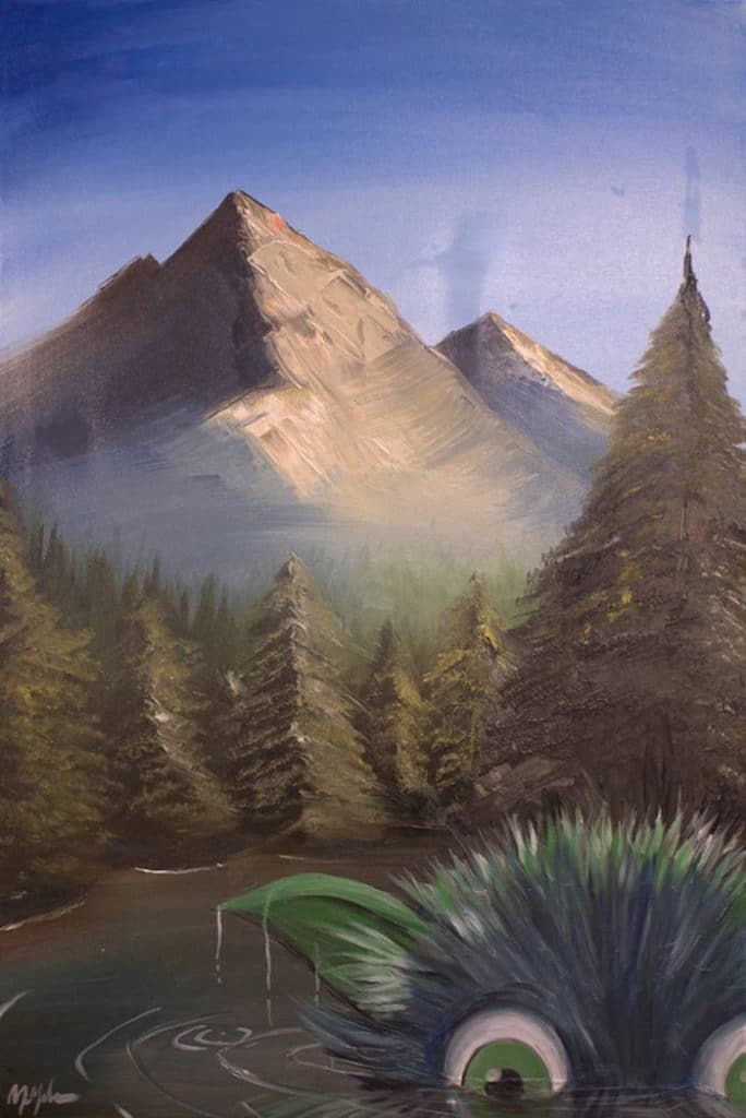 Chris McMahon 怪獸 舊畫新創