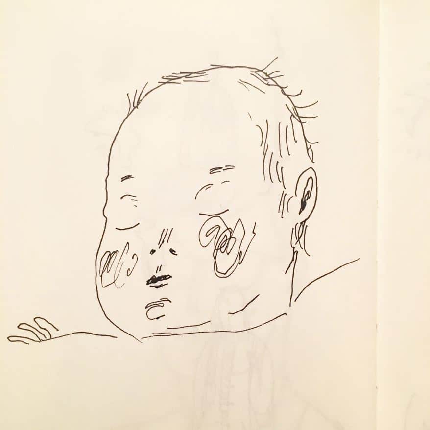 Molley寧靜溫暖的插畫