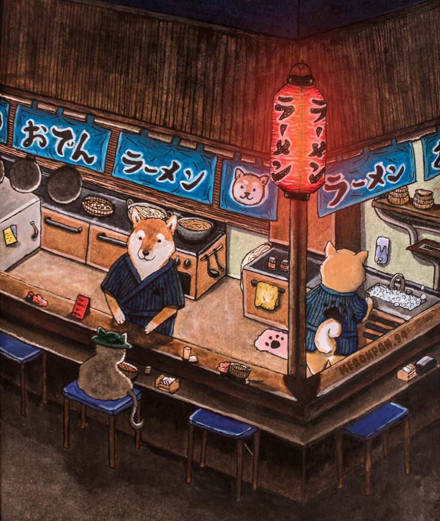 《Meronpan》 動物 插畫