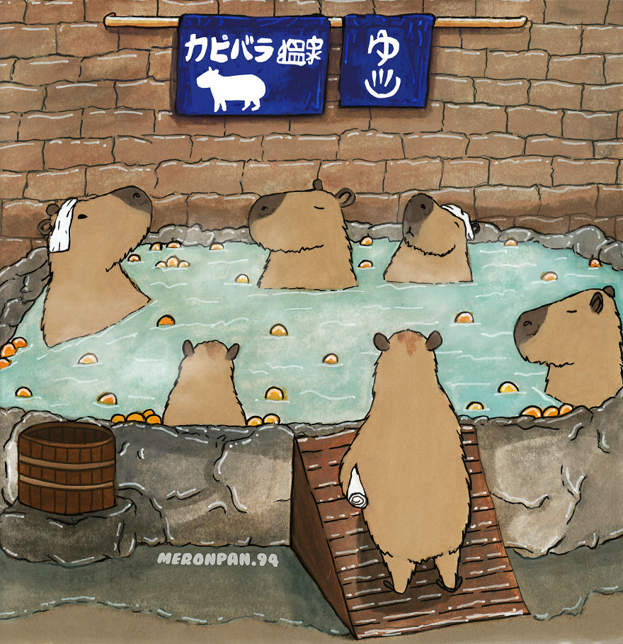 《Meronpan》 動物 插畫