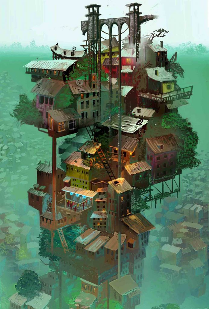 Raphael Vanhomwegen數位插畫都市