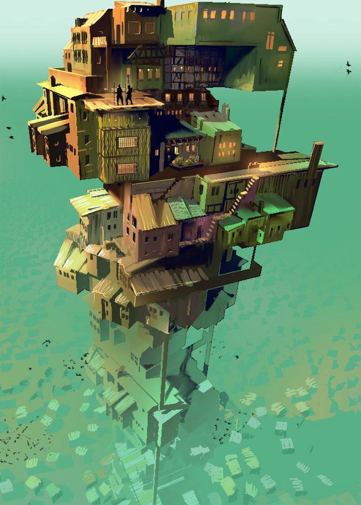 Raphael Vanhomwegen數位插畫都市