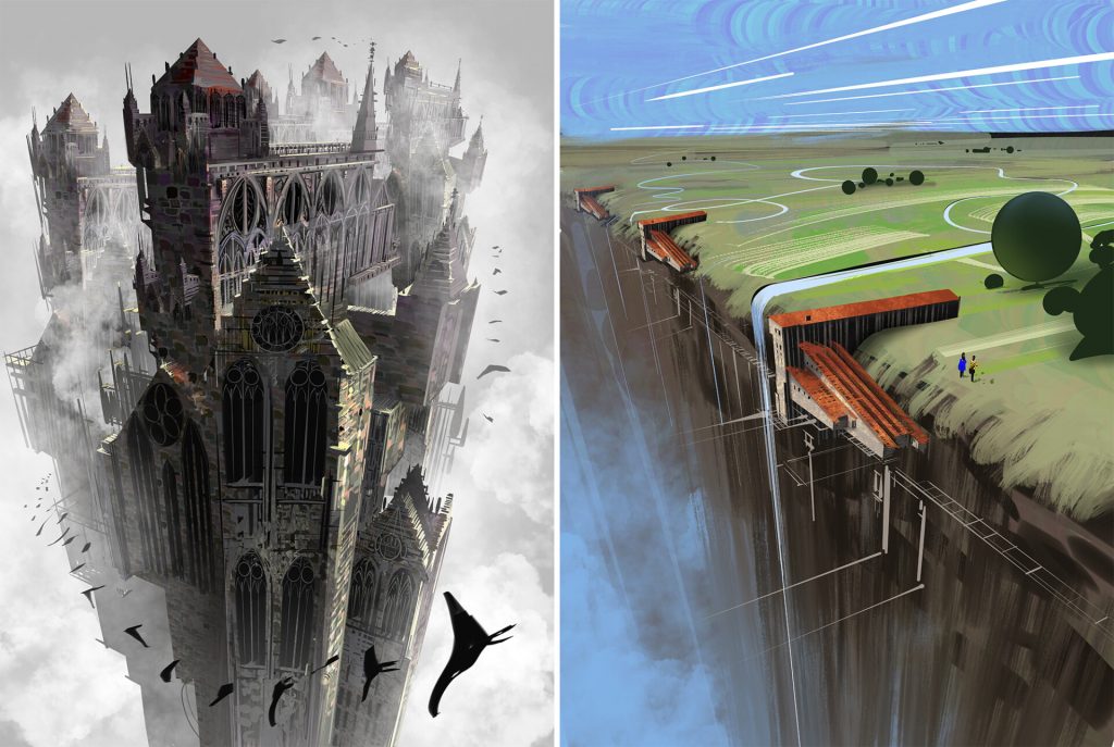 Raphael Vanhomwegen數位插畫都市