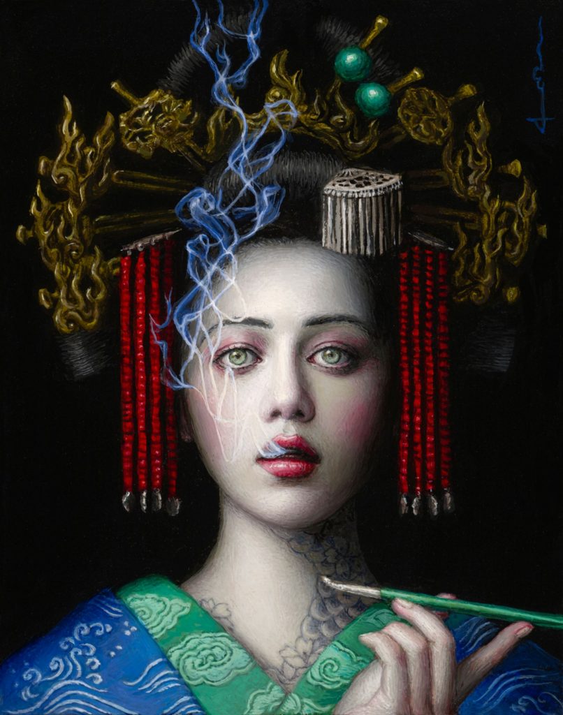 吉井千惠 油畫 神話