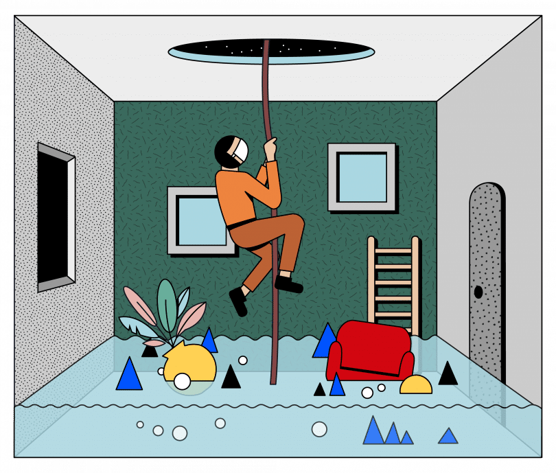 Simo Liu插圖《Escape》