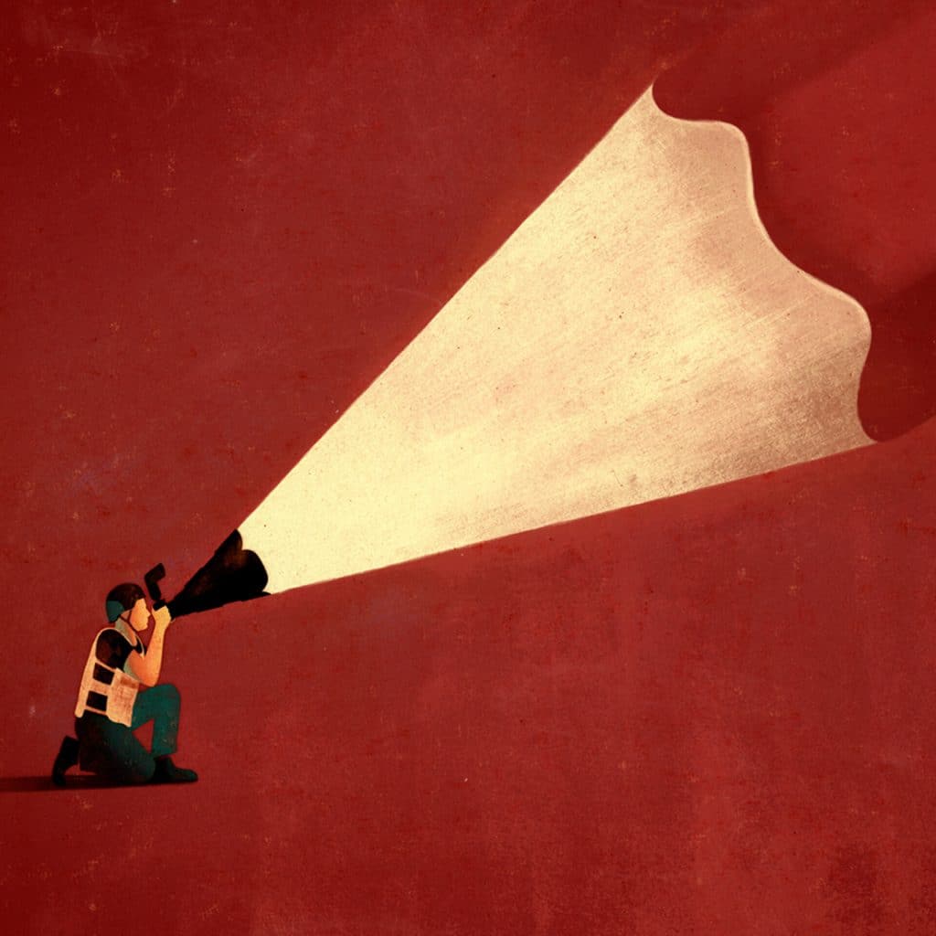 寫信馬拉松 鉛筆 插畫