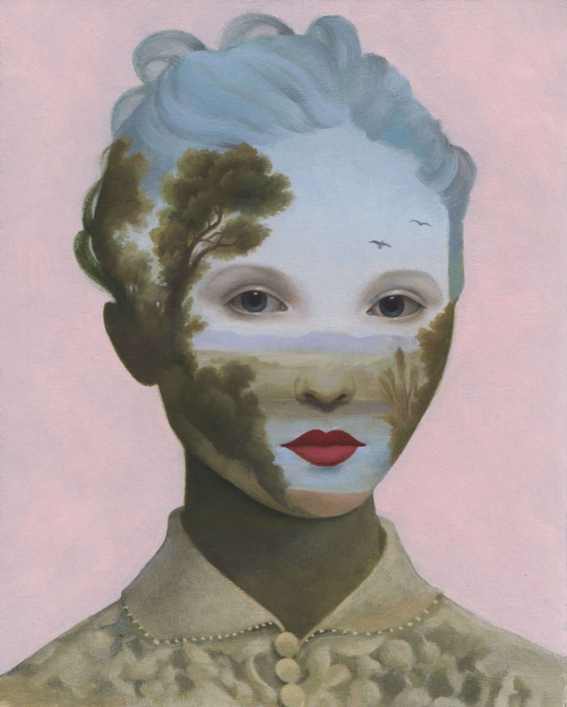 Aniela Sobieski 肖像畫　風景