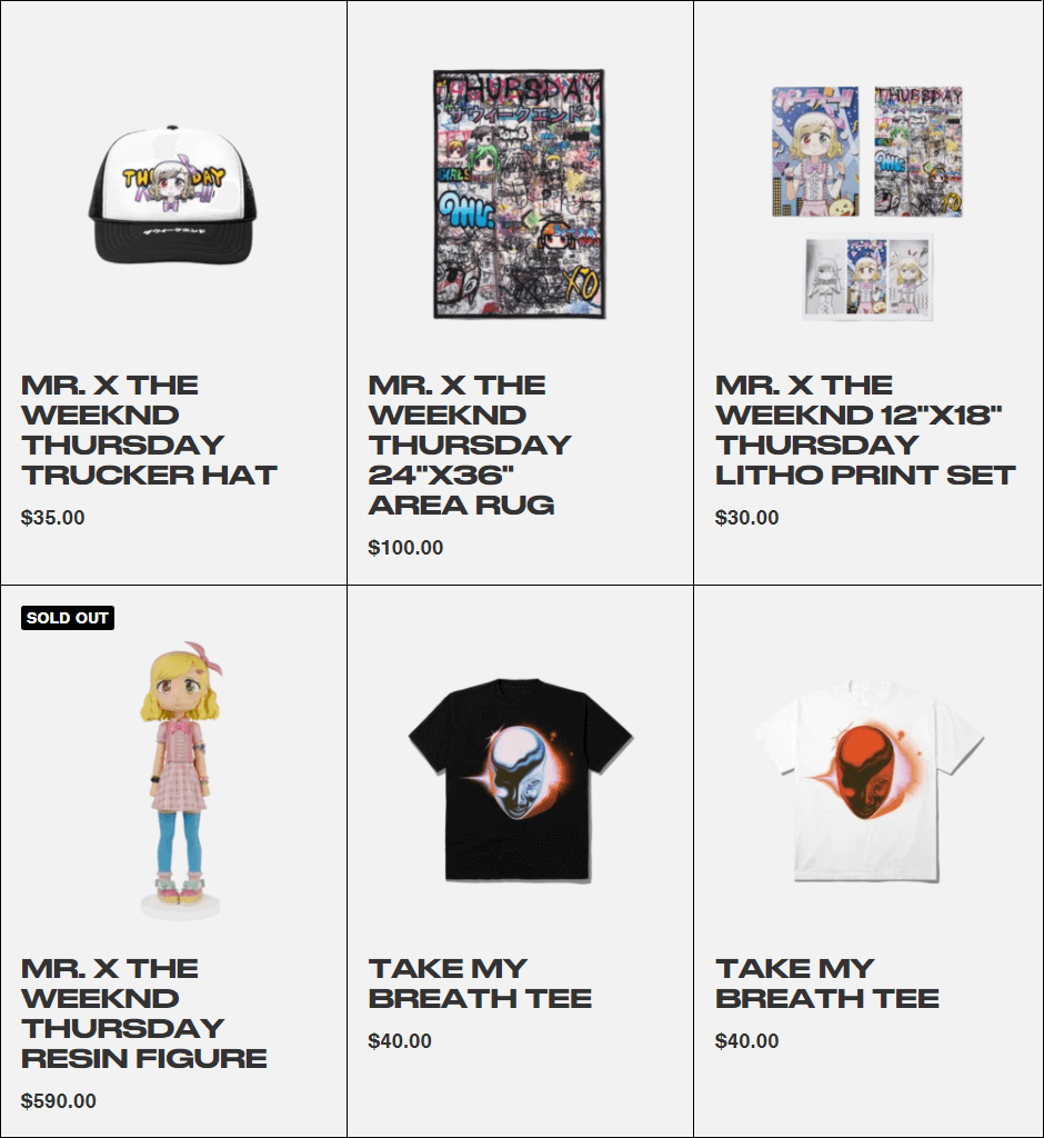 Mr. The Weeknd Thursday Resin Figure 村上隆 Mr. The Weeknd Thursday Resin Figure 村上隆 Mr. The Weeknd